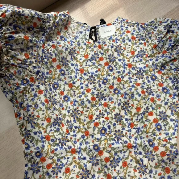 Doen Rhodia floral-print organic cotton-voile midi dress - Picture 13 of 16